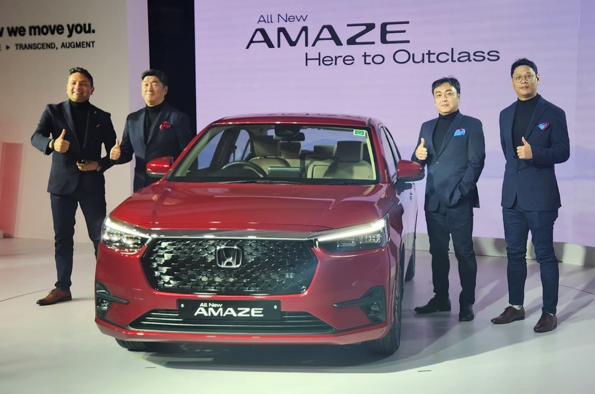 New Honda Amaze launched at Rs 8.00 lakh